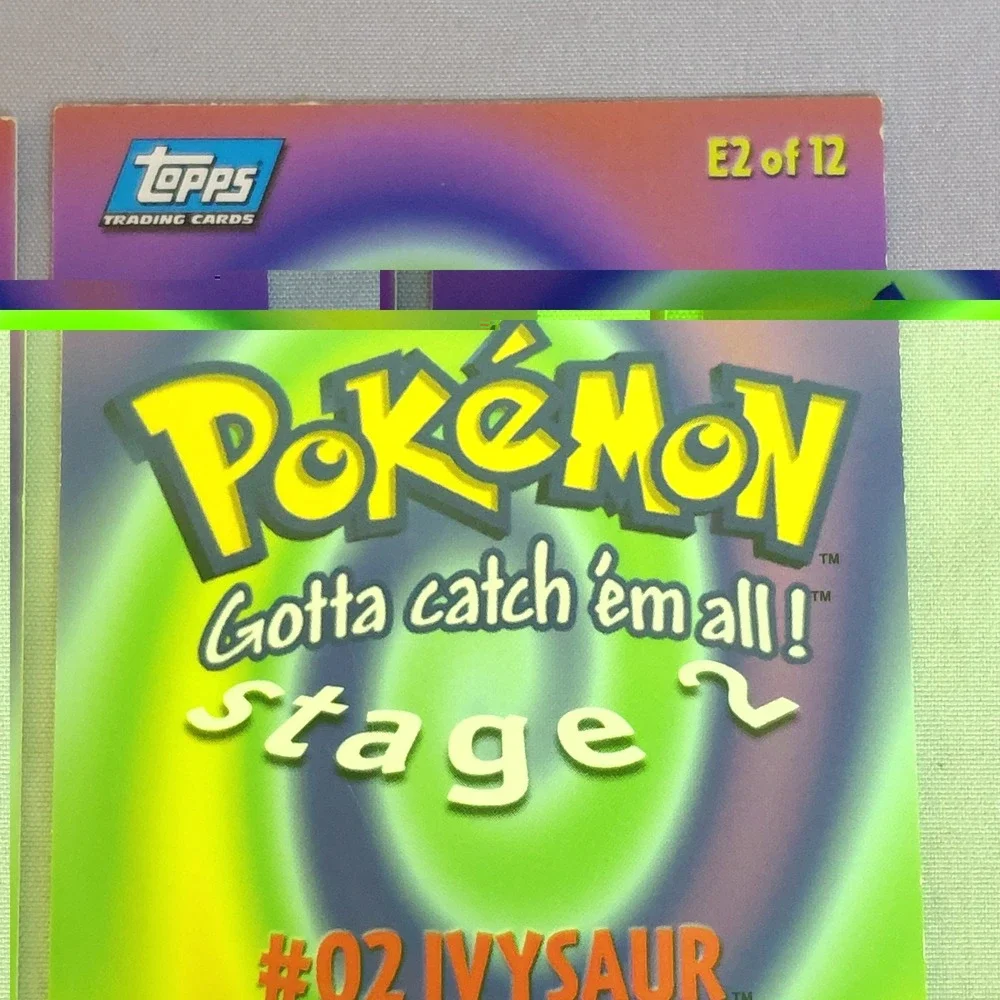 1999 Topps Pokemon First Movie EVOLUTION LOT Venusaur E3 Wartortle E8 Ivysaur E2